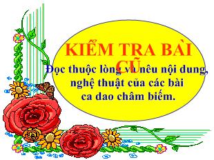 Bài giảng Phò giá về kinh