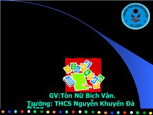 Bài giảng số học tiết 86: Luyện tập