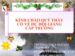 Bài giảng Tiếng Việt tiết 101: Hoán dụ