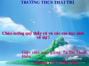 Bài giảng Tiếng Việt- Tiết 61: Chơi chữ