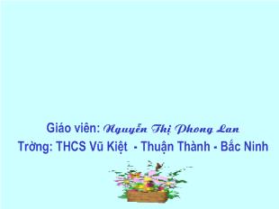 Bài giảng Tiết 112: Câu trần thuật đơn có từ là