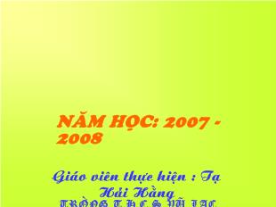 Bài giảng Tiết 122: tiếng viêt_Dấu gạch ngang