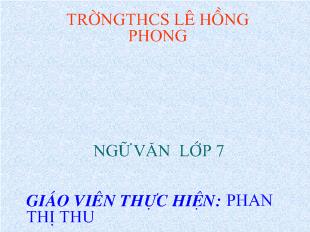 Bài giảng Tiết 25: Văn bản- Bánh trôi nước