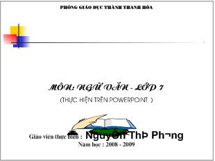Bài giảng Tiết 25: Văn bản- Bánh trôi nước (Hồ Xuân Hương)