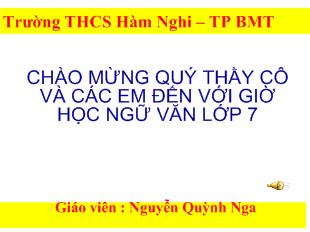 Bài giảng Tiết 35 – tiếng việt – từ đồng nghĩa