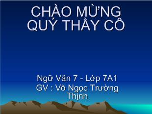 Bài giảng Tiết 41 : bài ca nhà tranh bị gió thu phá - Đỗ Phủ