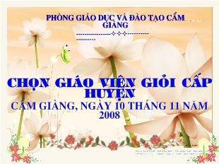 Bài giảng Tiết 45: Cảnh khuya và Rằm tháng giêng