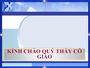 Bài giảng Tiết 53 bài 9: Quy tắc chuyển vế