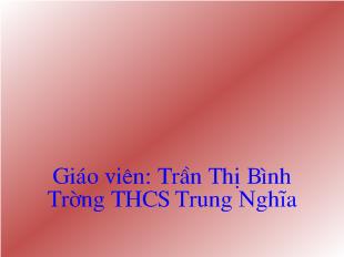 Bài giảng Tiết 53: quy tắc chuyển vế