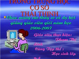 Bài giảng Tiết 77 : - Văn bản - Cố Hương - lỗ tấn