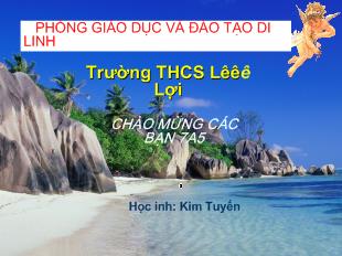 Bài giảng Tiết : 85 (văn bản): Sự giàu có của Tiếng Việt (Đặng thai Mai)