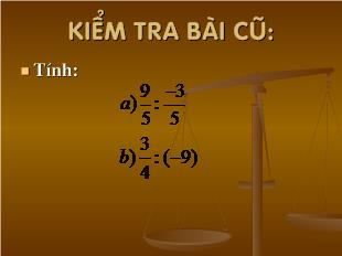 Bài giảng Tiết 89 bài 13: Hỗn số, số thập phân- Phần trăm