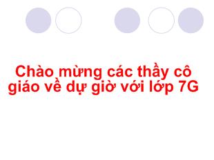 Bài giảng Tiết 94 chuyển đổi câu chủ động thành câu bị động