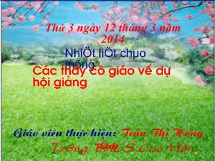 Bài giảng Tiết 99. chuyển đổi câu chủ động thành câu bị động (tiếp theo)