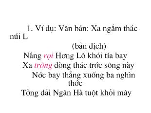 Bài giảng Từ đồng nghĩa