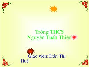 Bài giảng Từ trái nghĩa