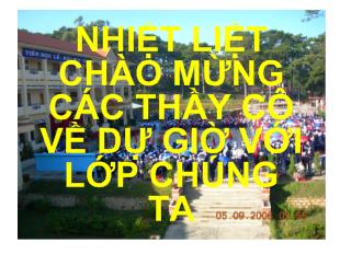 Bài giảng Tuần 21 tiết 81: Tinh thần yêu nước của nhân dân ta