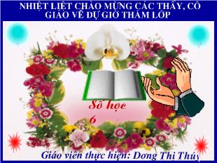 Chương II- Số nguyên tiết 40: Làm quen với số nguyên âm