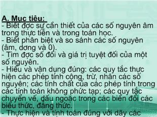 Chuyên đề hệ thống số Nguyên