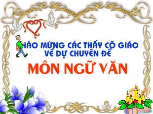 Chuyên đề Ứng dụng công nghệ thông tin vào giảng dạy môn ngữ văn 7- THCS- Phần Tiếng Việt