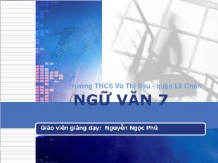 Giáo án Bài 11: Tiết 41 Đọc - Hiểu văn bản Bài ca nhà tranh bị gió thu phá ( Mao ốc vị thu phong sở phá ca)