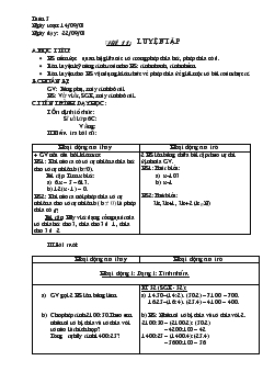 Giáo án đại số tuần 5