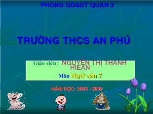 Giáo án Ngữ văn Bài 8- Tiết 30: Bạn đến chơi nhà (Nguyễn Khuyến)