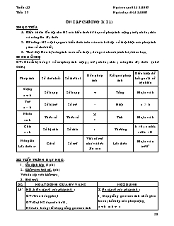 Giáo án số học 6 tiết 37: Ôn tập chương I (tiết 1)