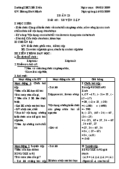 Giáo án Tuần 23 tiết 65 : luyện tập