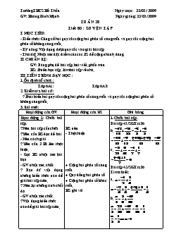 Giáo án Tuần 28 tiết 80 : luyện tập