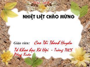 Tiết 100: Chuyển đổi câu chủ động thành câu bị động (tiếp)