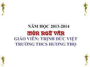 Bài giảng Bài 22 tiết 95: Câu phủ định