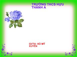 Bài giảng Từ trái nghĩa