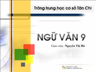 Bài giảng Bài 12. Tiết 57 Hướng dẫn đọc thêm Khúc hát ru những em bé lớn trên lưng mẹ (Nguyễn Khoa Điềm)