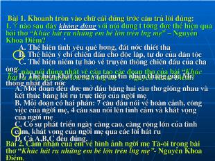 Bài giảng bài 12 tiết 58: Đọc hiểu văn bản: Ánh trăng (Nguyễn Duy)