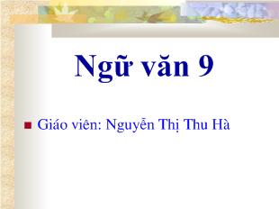 Bài giảng Bài 12-Tiết 58 Ánh trăng Nguyễn Duy