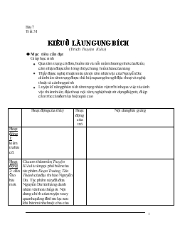 Bài giảng Bài 7 tiết 31 kiều ở lầu ngưng bích (trích truyện kiều)