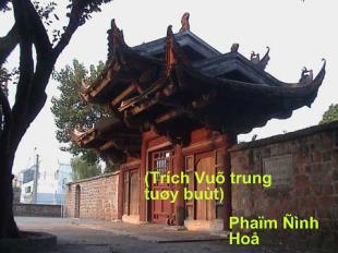 Bài giảng Chuyện cũ trong phủ chúa Trịnh (Trích Vũ trung tùy bút) Phạm Đình Hổ