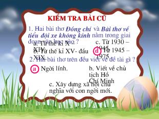 Bài giảng Đoàn thuyền đánh cá tiết 1