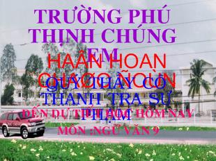 Bài giảng Mùa xuân nho nhỏ -Thanh Hải