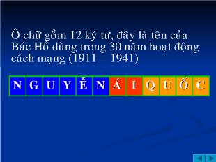 Bài giảng ngữ văn 8 bài 20 tiết 81: Tức cảnh Pác Bó_ Nguyễn Ái Quốc