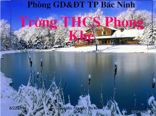 Bài giảng ngữ văn 9 Tiết 3: Các phương châm hội thoại