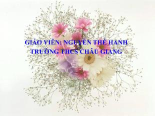 Bài giảng tiếng việt Tiết 3: Các phương châm hội thoại