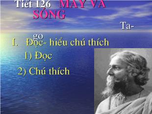 Bài giảng Tiết 126: mây và sóng ta-Go