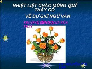 Bài giảng Tiết 130: Nghĩa tường minh và hàm ý ( tiếp theo)