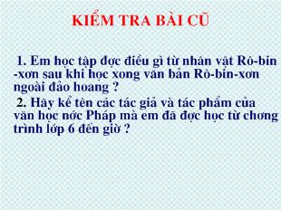 Bài giảng Tiết 151: bố của xi-Mông (trích) mô-pa-xăng