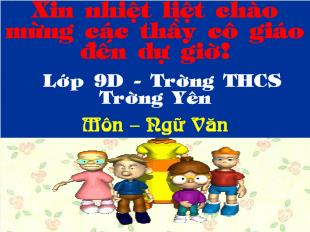 Bài giảng tiết 31: Kiều ở lầu Ngưng Bích_ Nguyễn Du