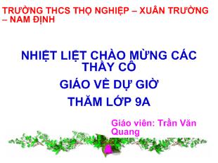 Bài giảng tiết 33: Trau dồi vốn từ