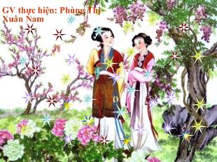 Bài giảng Tiết 36: kiều ở lầu ngưng bích (trích “truyện kiều”-Nguyễn du)