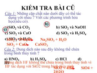 Bài giảng Tiết 39: sơ lược về bảng tuần hoàn các nguyên tố hóa học